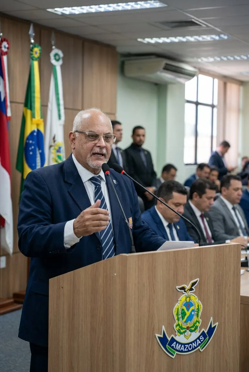 Dr. Mario Vianna discursando em evento institucional